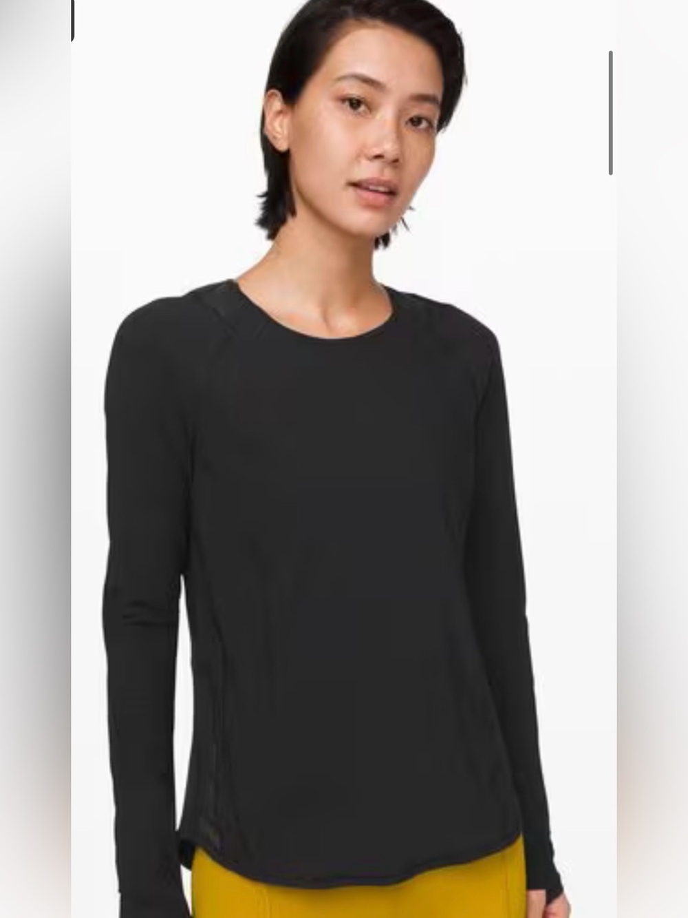 Lululemon Sculpt Long Sleeve Shirt Black Size 10